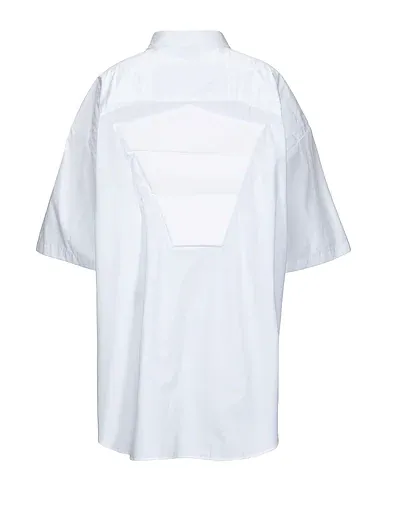Oversized White Padded Shirt