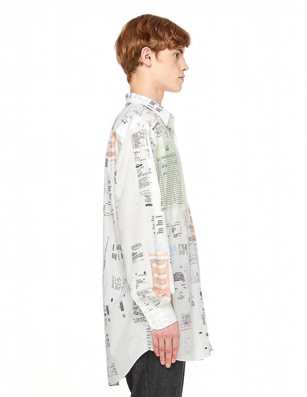 White Printed Shirt
