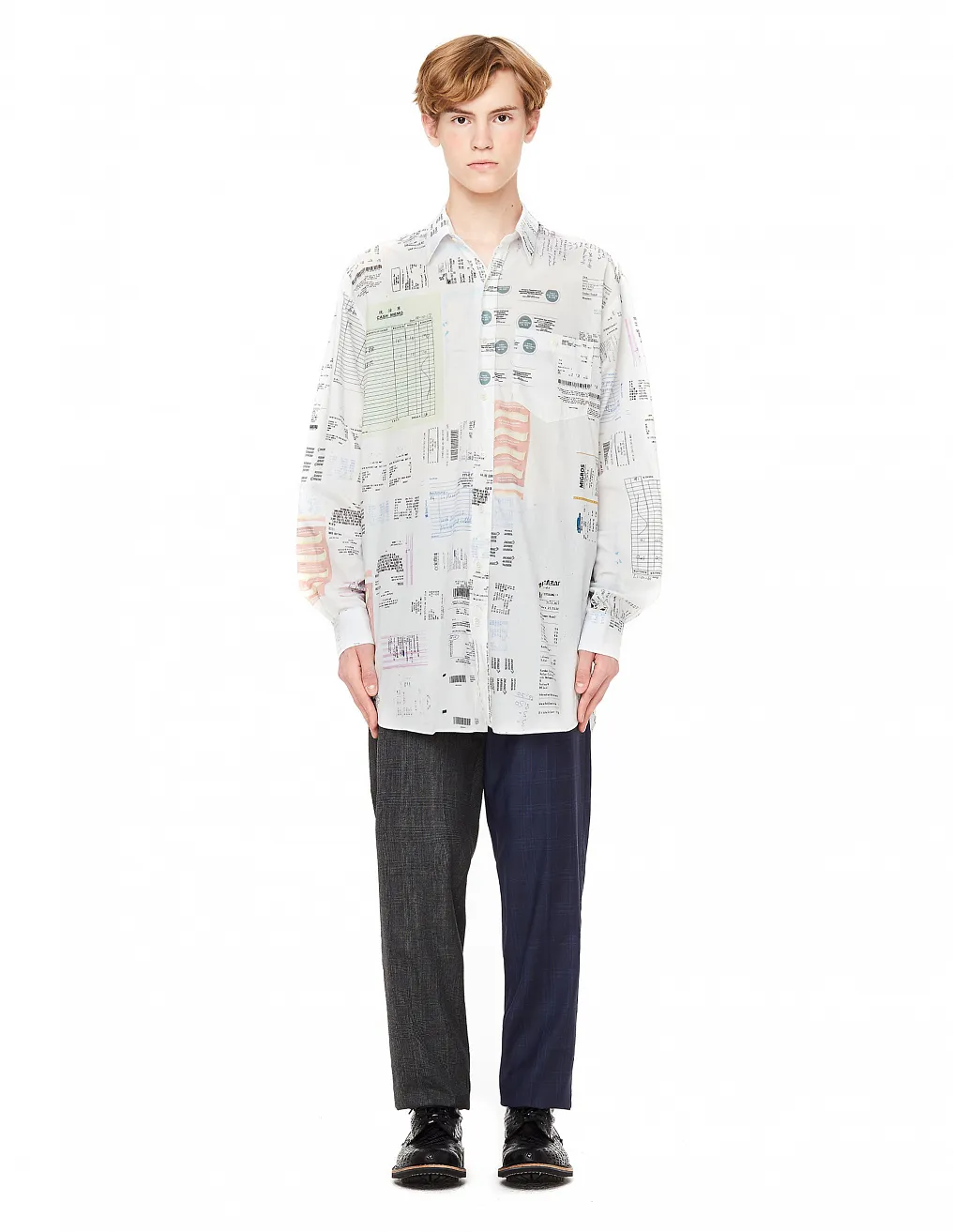 White Printed Shirt