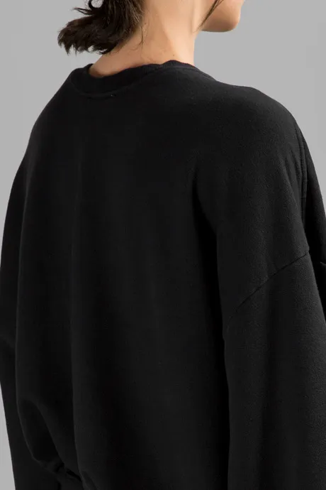 Black Oversized Sweatshirt