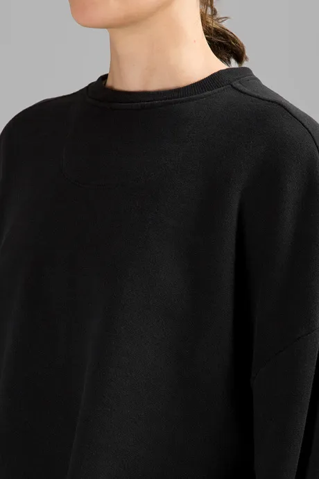 Black Oversized Sweatshirt
