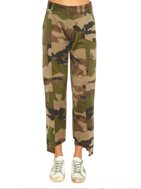 Camo Patchwork Cargo Trousers