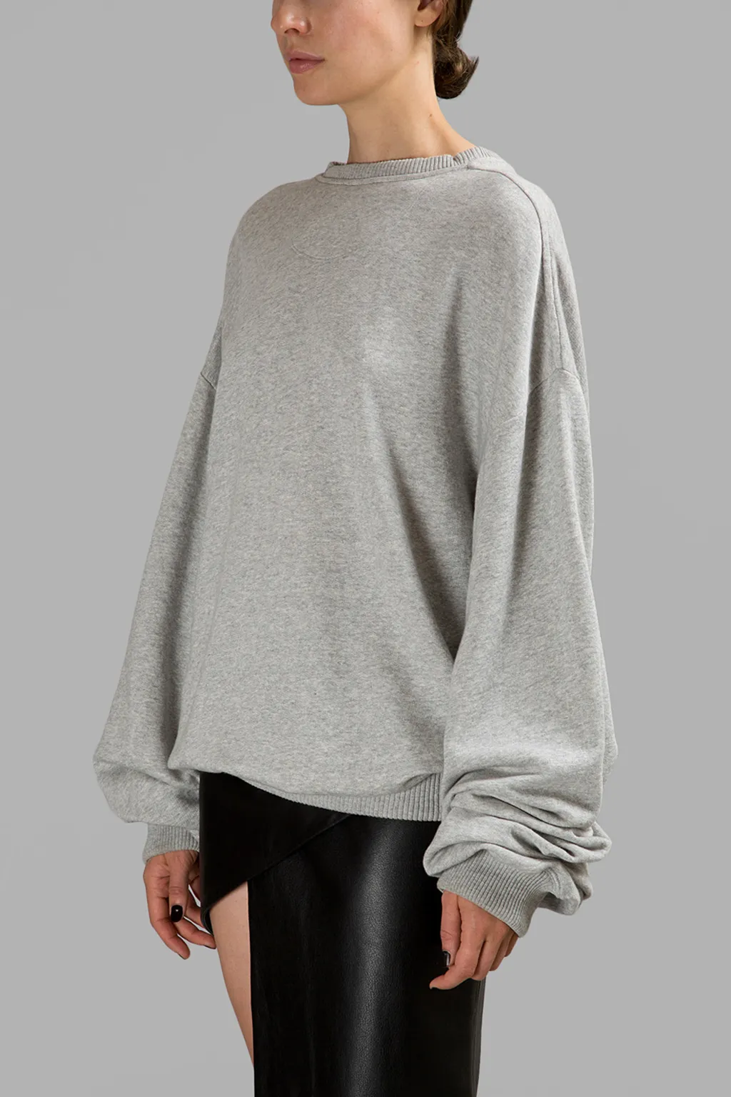 Grey Oversized Sweatshirt