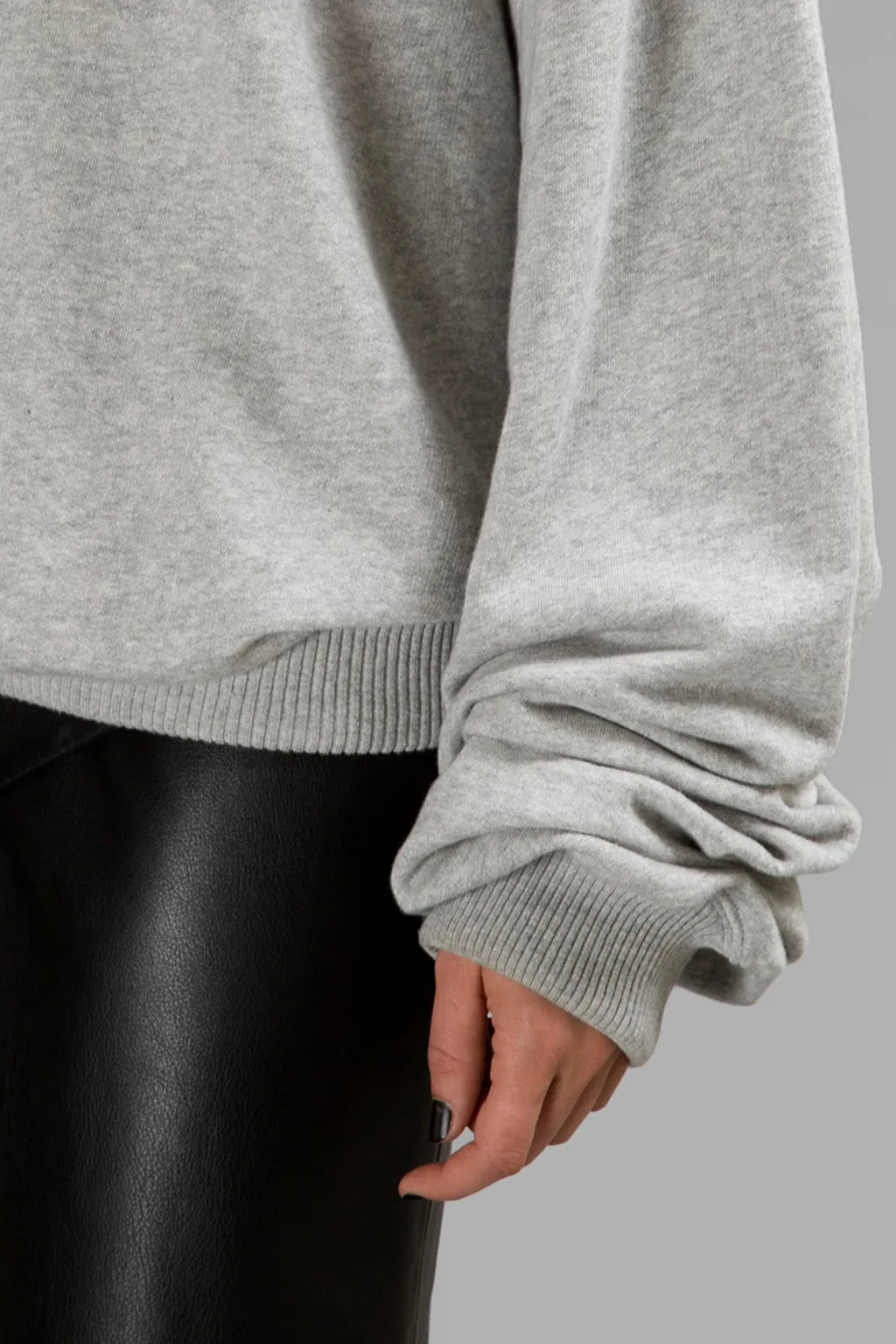 Grey Oversized Sweatshirt