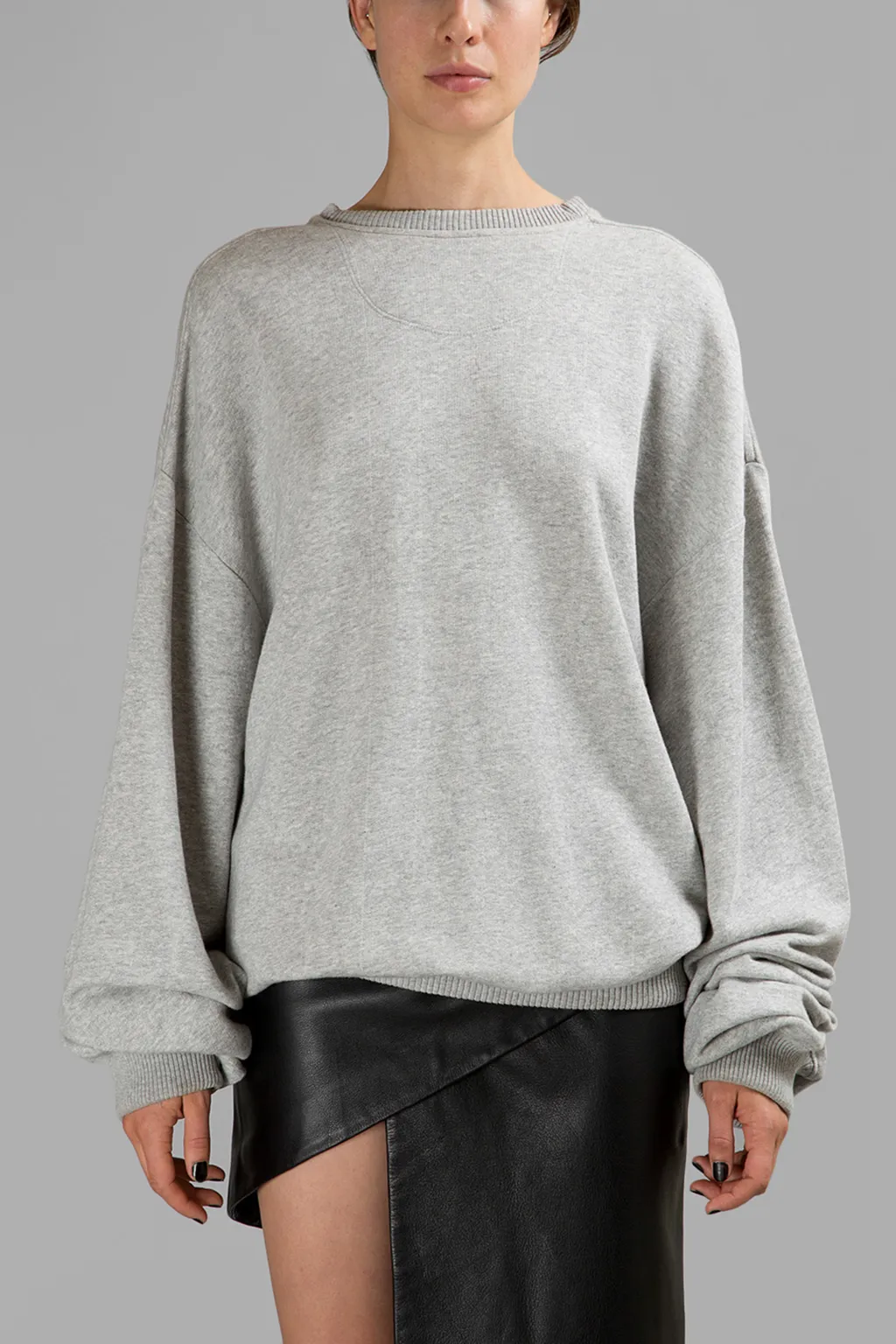 Grey Oversized Sweatshirt