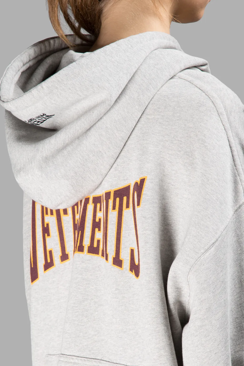 Backwards Grey Hoodie