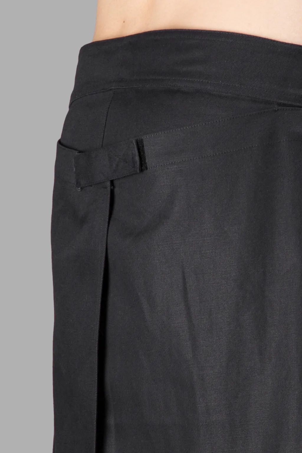 Black Cargo Skirt