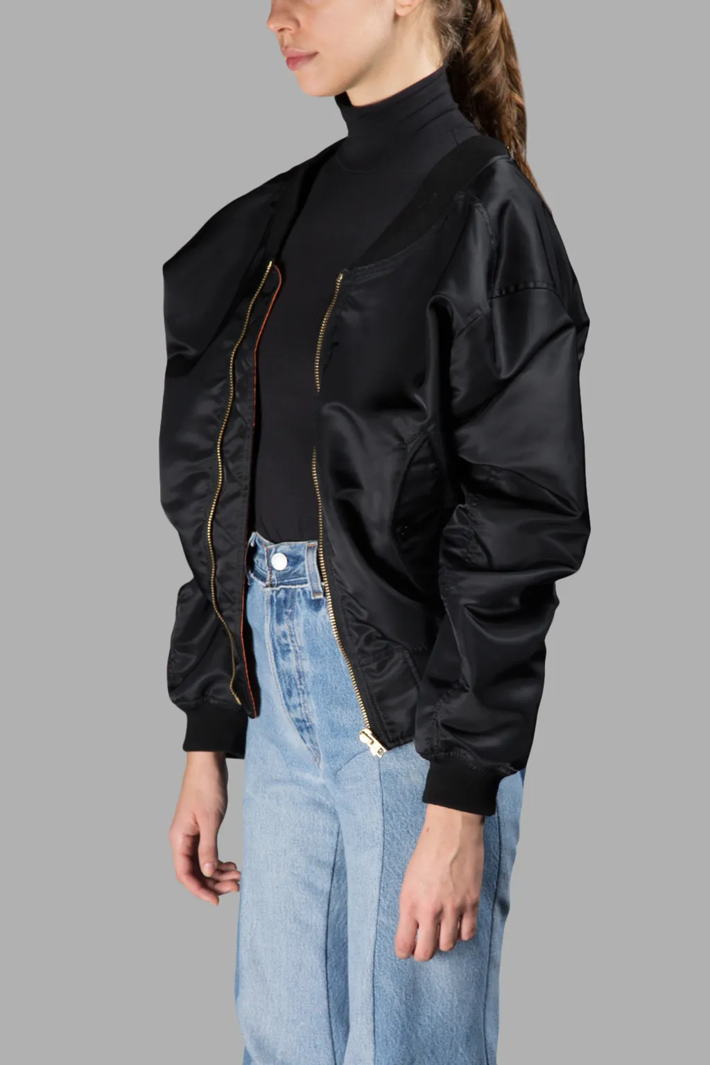 Oversized Bomber Jacket