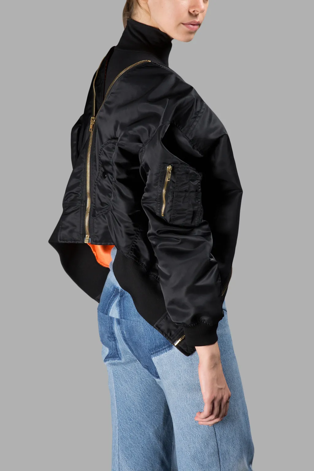 Oversized Bomber Jacket