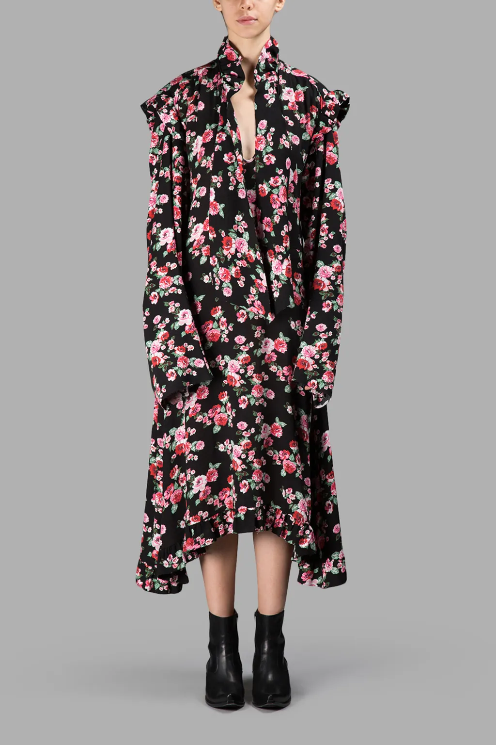 Floral Ruffle Dress