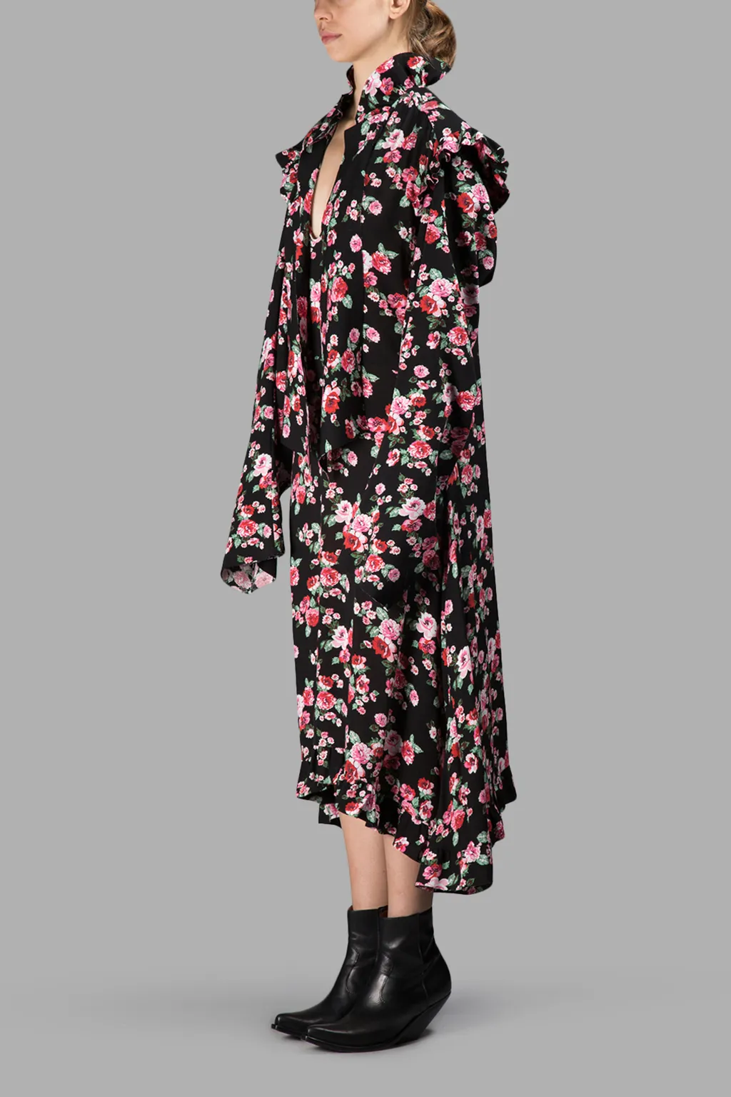 Floral Ruffle Dress