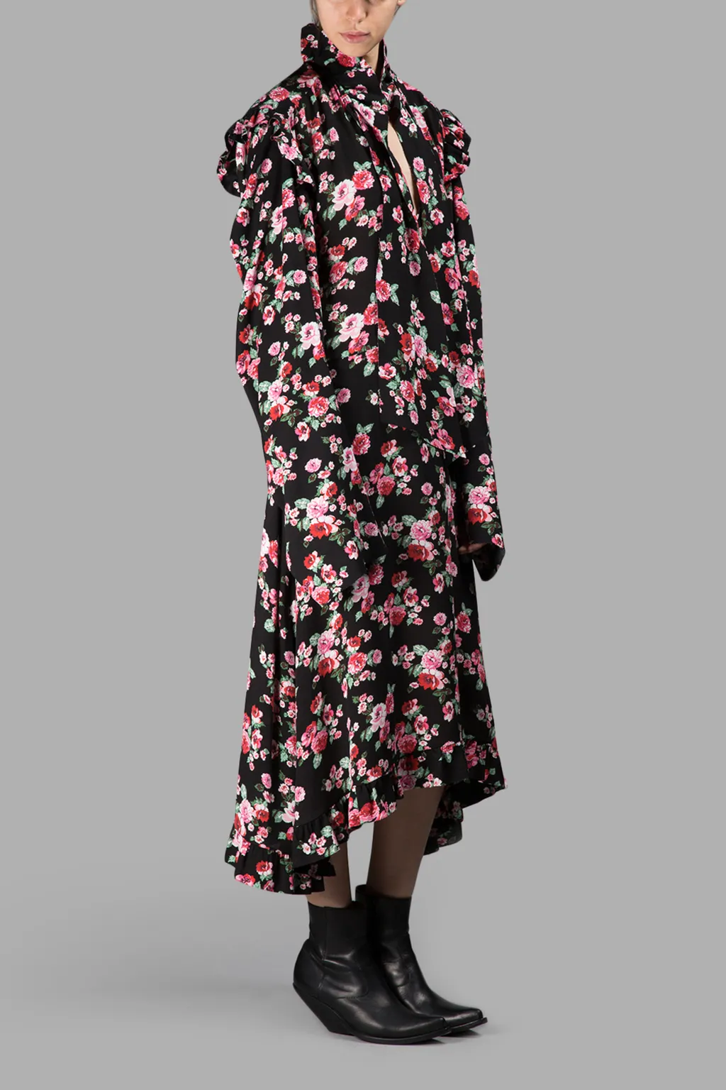 Floral Ruffle Dress