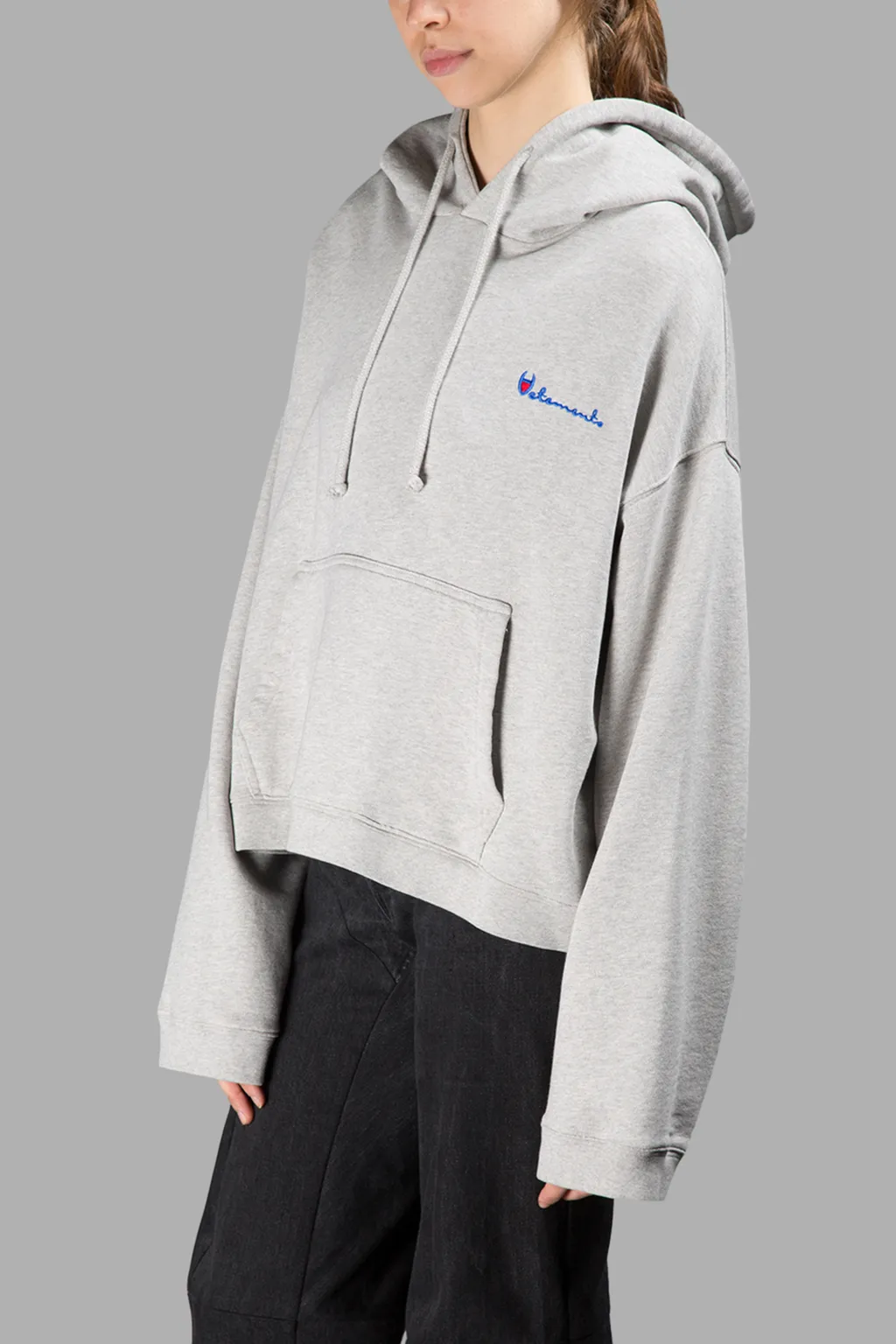 Grey Champion Logo Hoodie