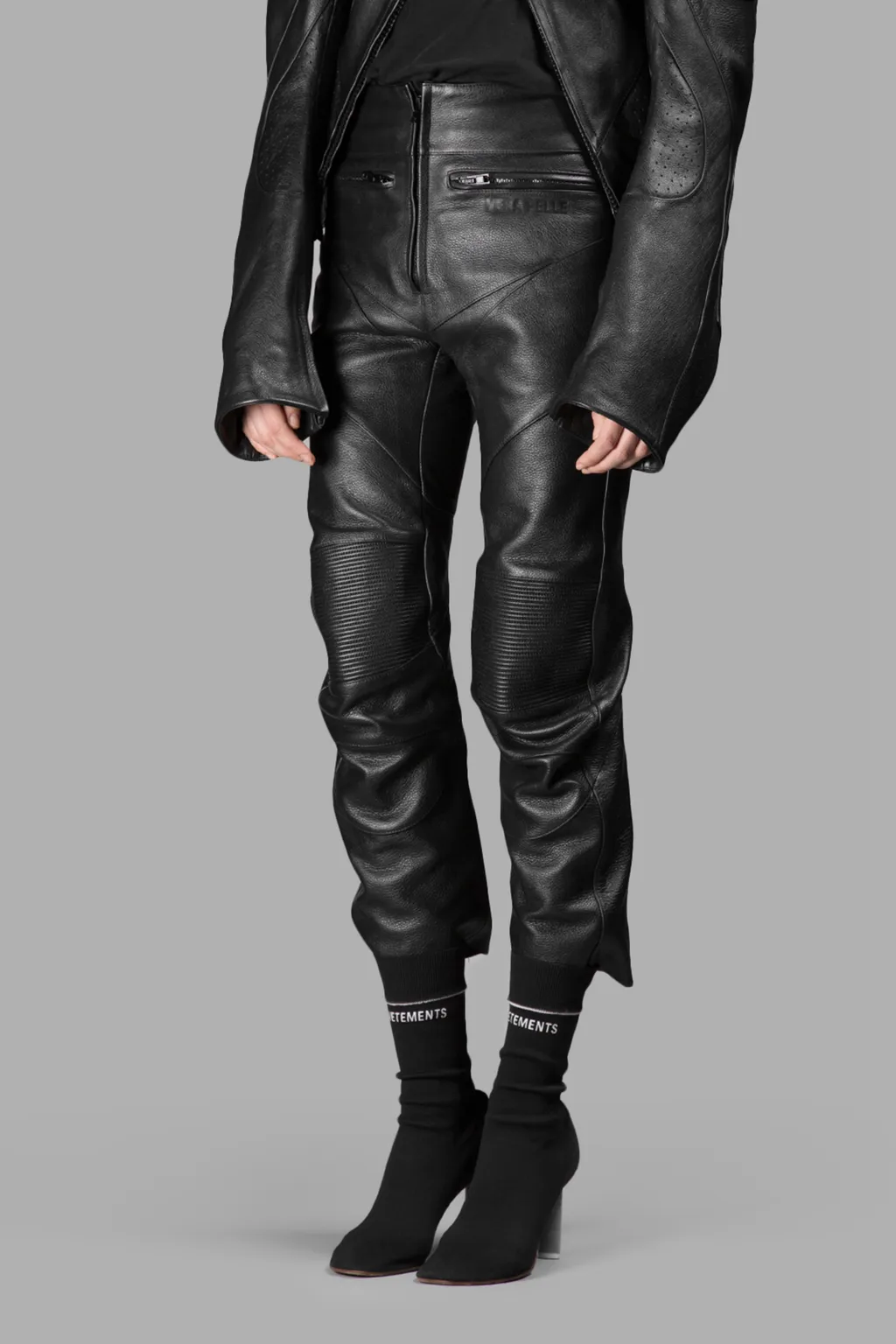 Leather Biker Trousers