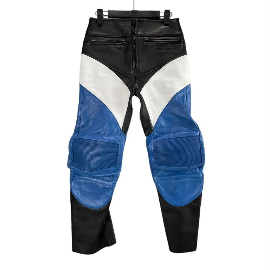 Leather Biker Trousers