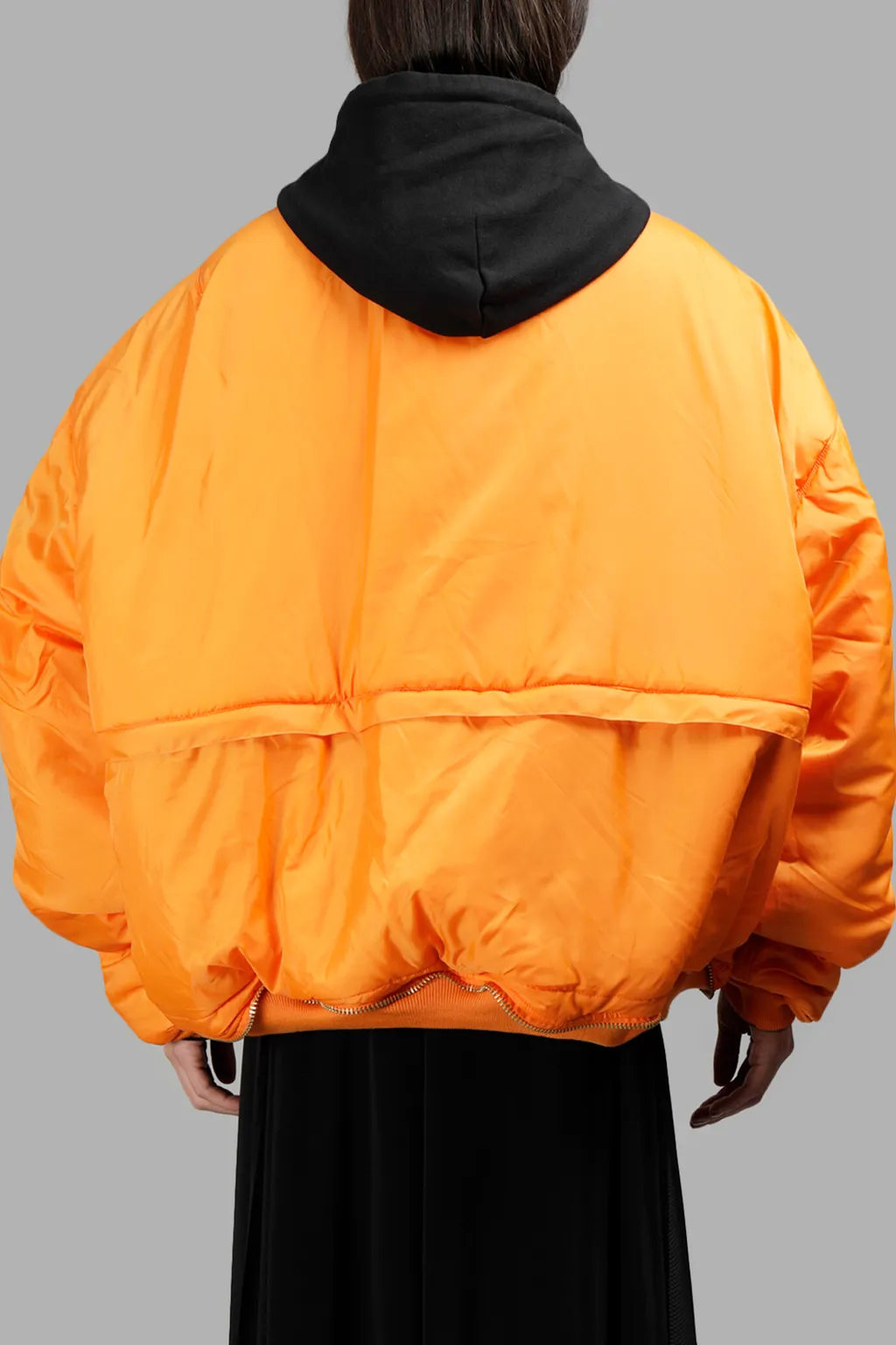 Alpha Reversible Cropped Bomber Jacket