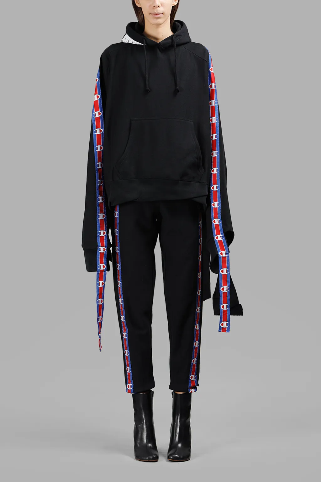 Black Champion Tapes Hoodie