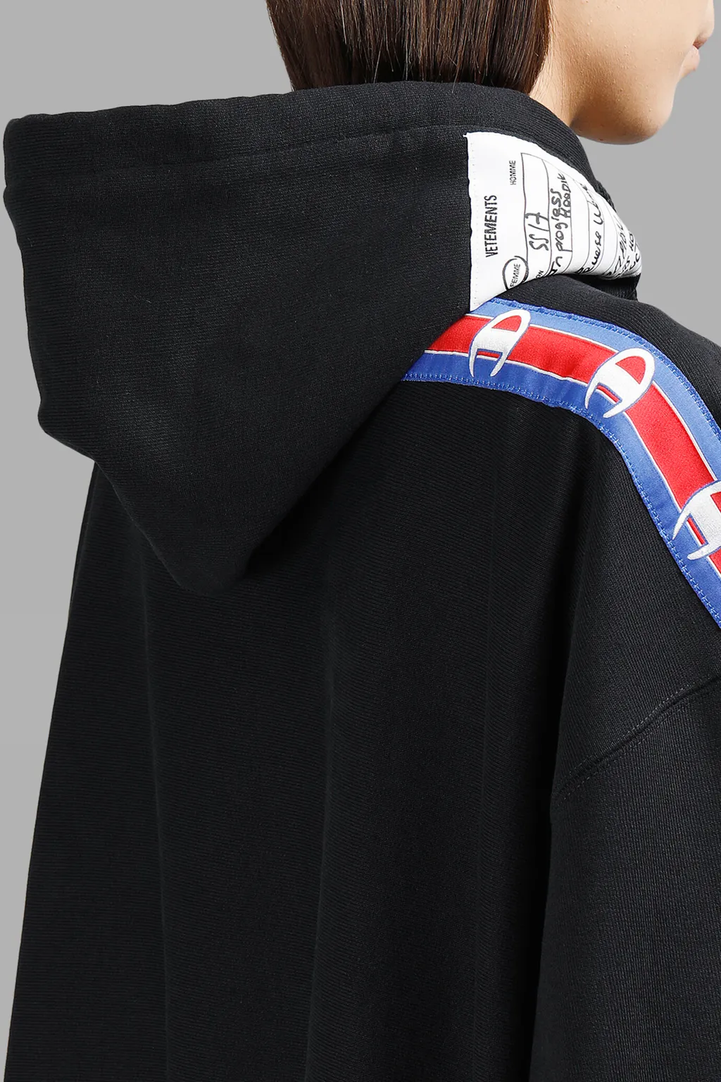 Black Champion Tapes Hoodie