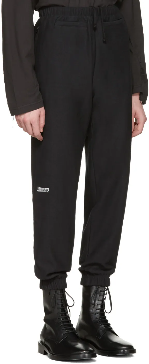 Black Track Pants