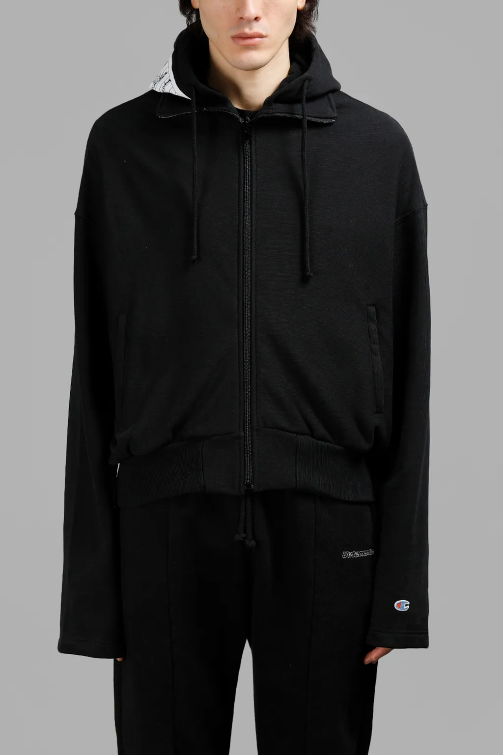 Black Zip Champion Hoodie