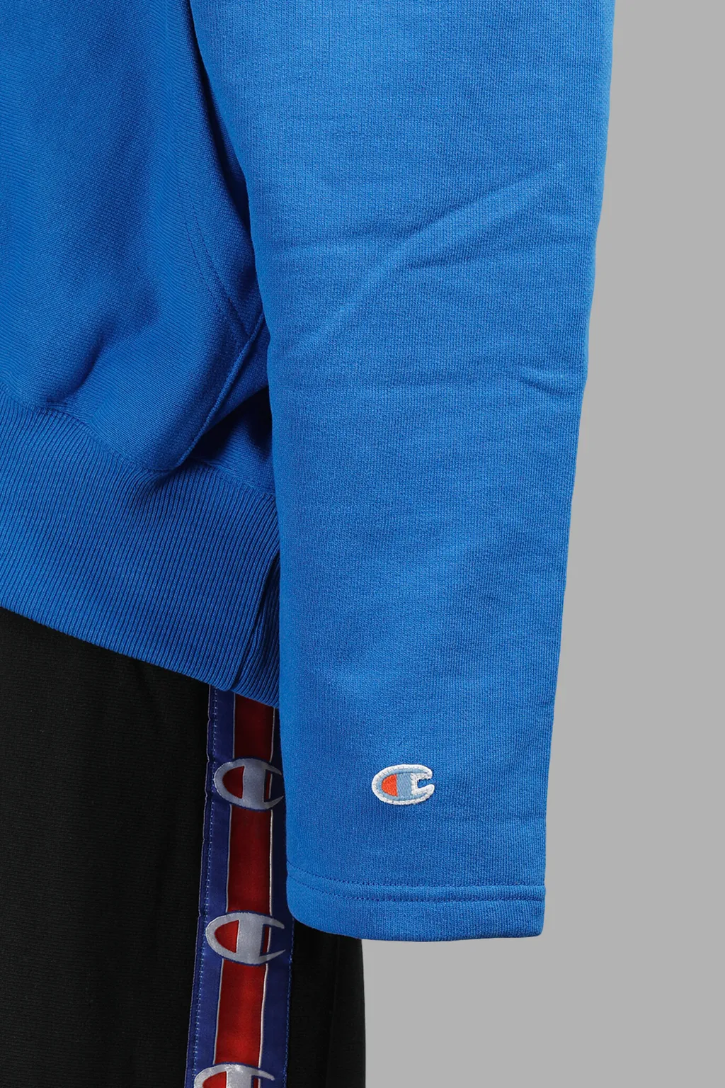 Blue Open Shoulder Champion Hoodie