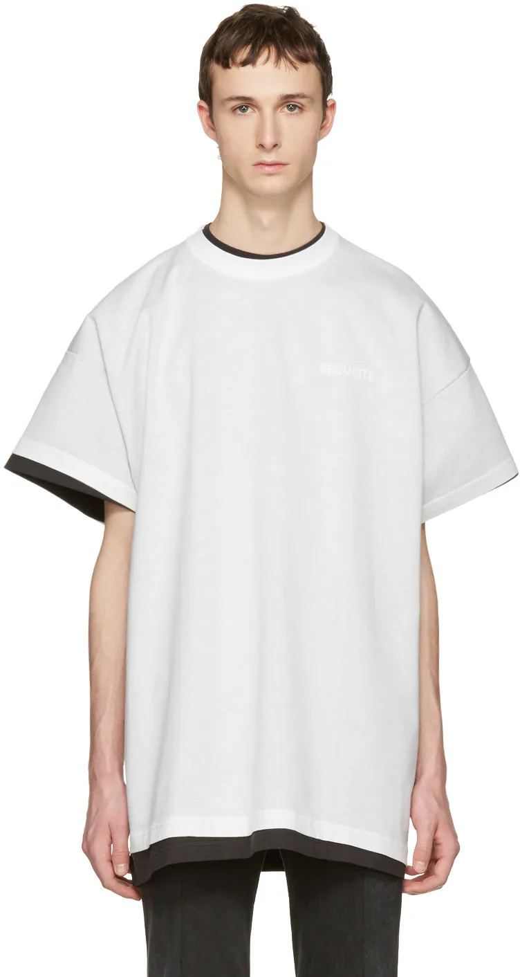 White Double Securite Tee