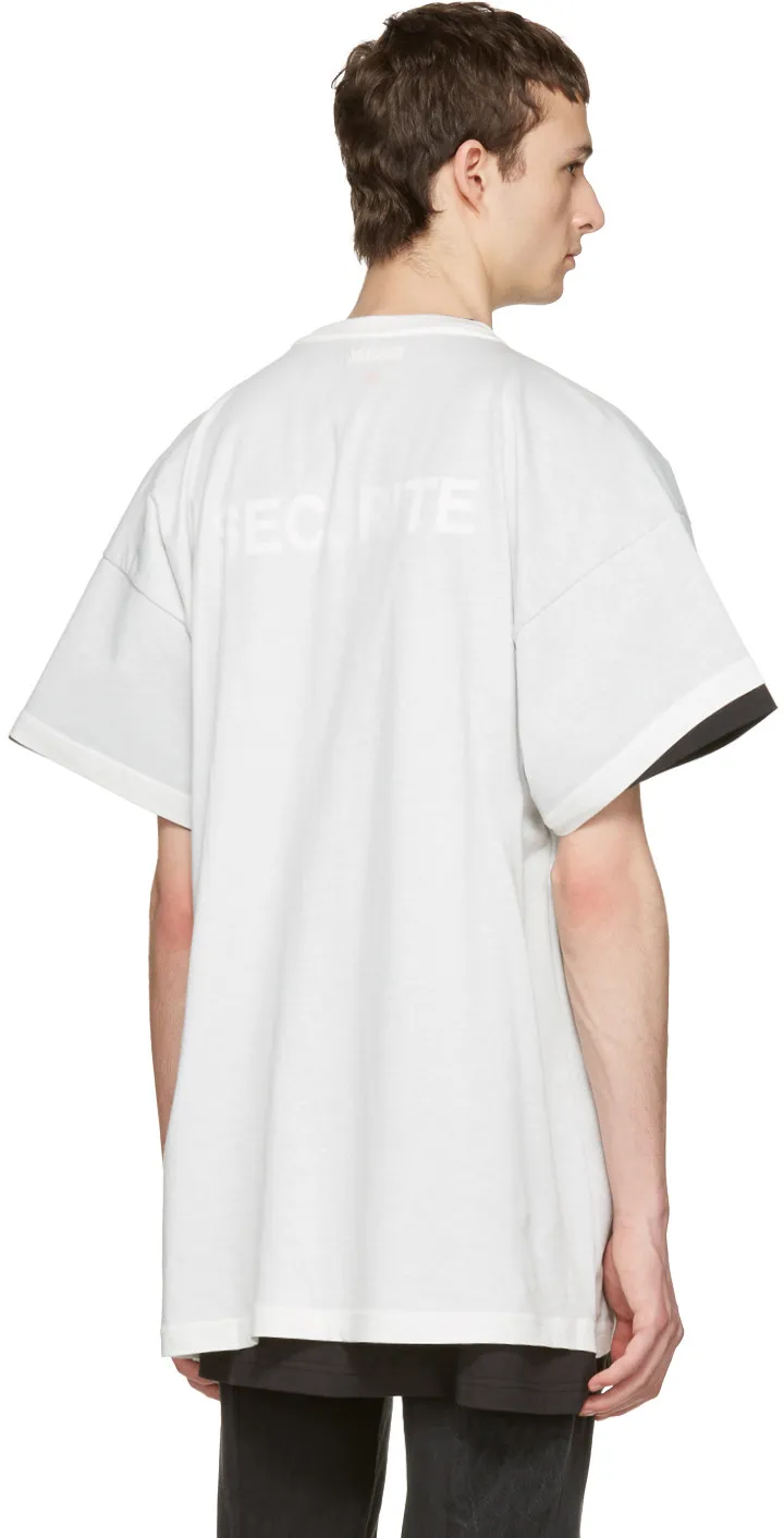 White Double Securite Tee