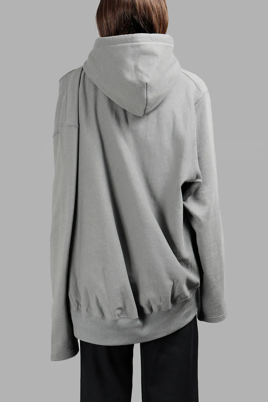 Grey Open Shoulder Champion Hoodie