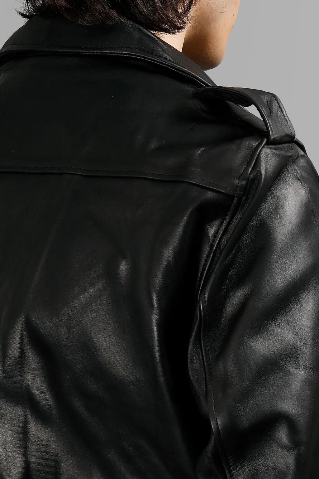 Black Leather Biker Jacket