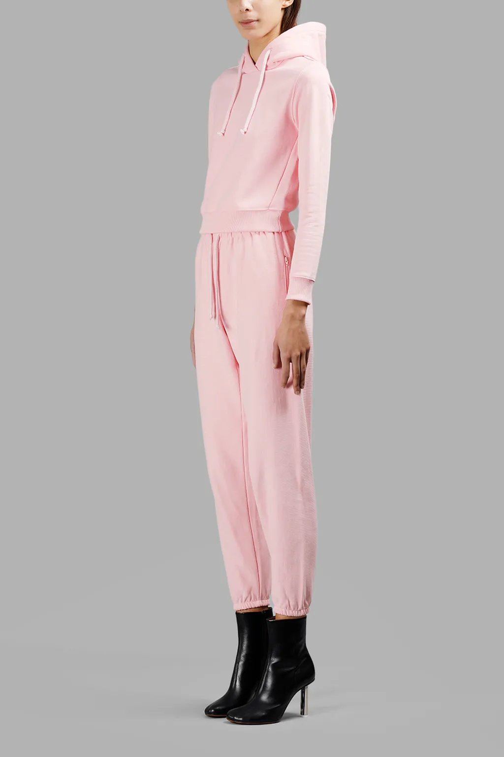 Pink Fitted Champion Hoodie
