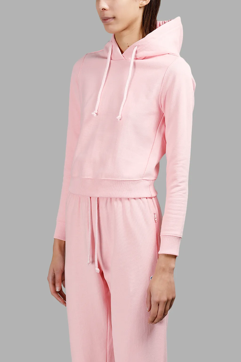 Pink Fitted Champion Hoodie
