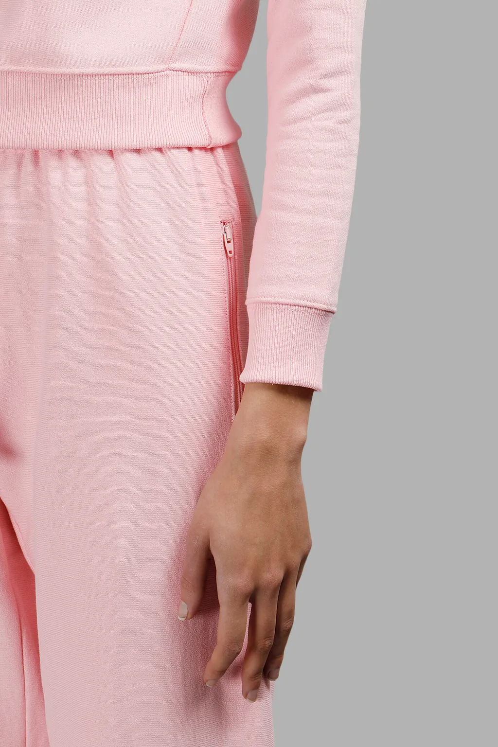 Pink Fitted Champion Hoodie