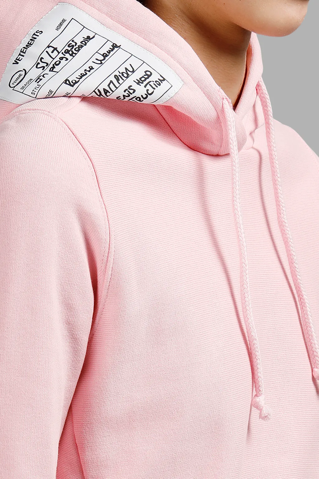 Pink Fitted Champion Hoodie