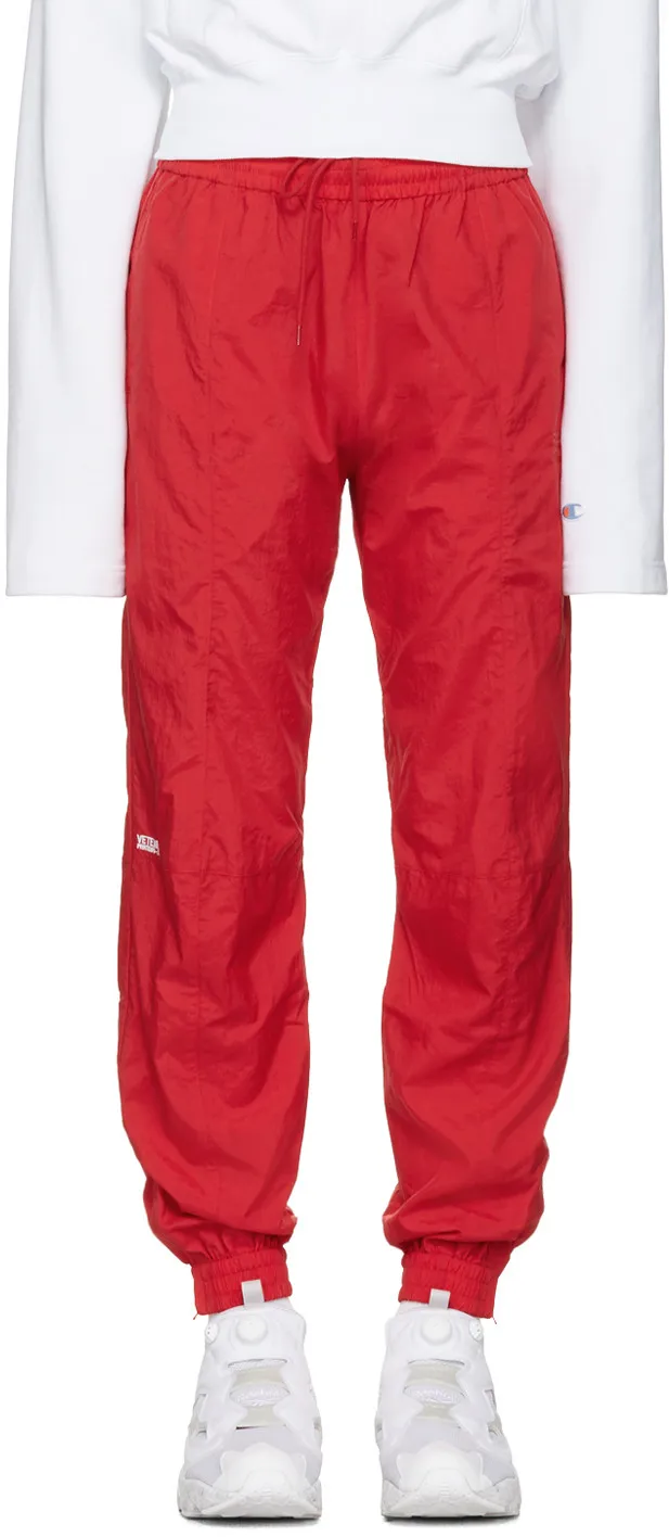 Red Track Pants