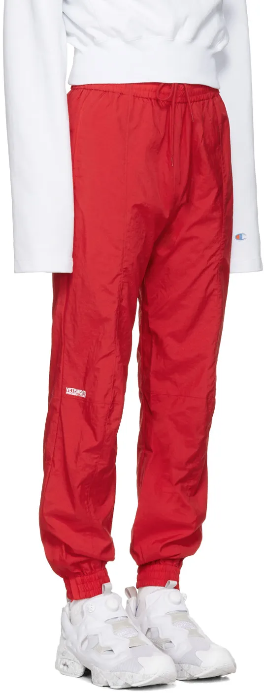Red Track Pants