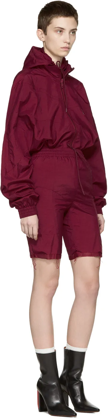 Ripped Track Shorts