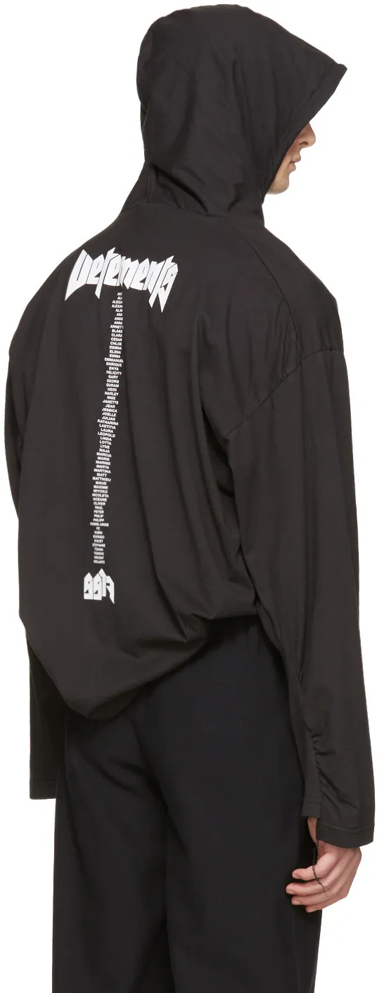 Black Staff Hanes Hoodie