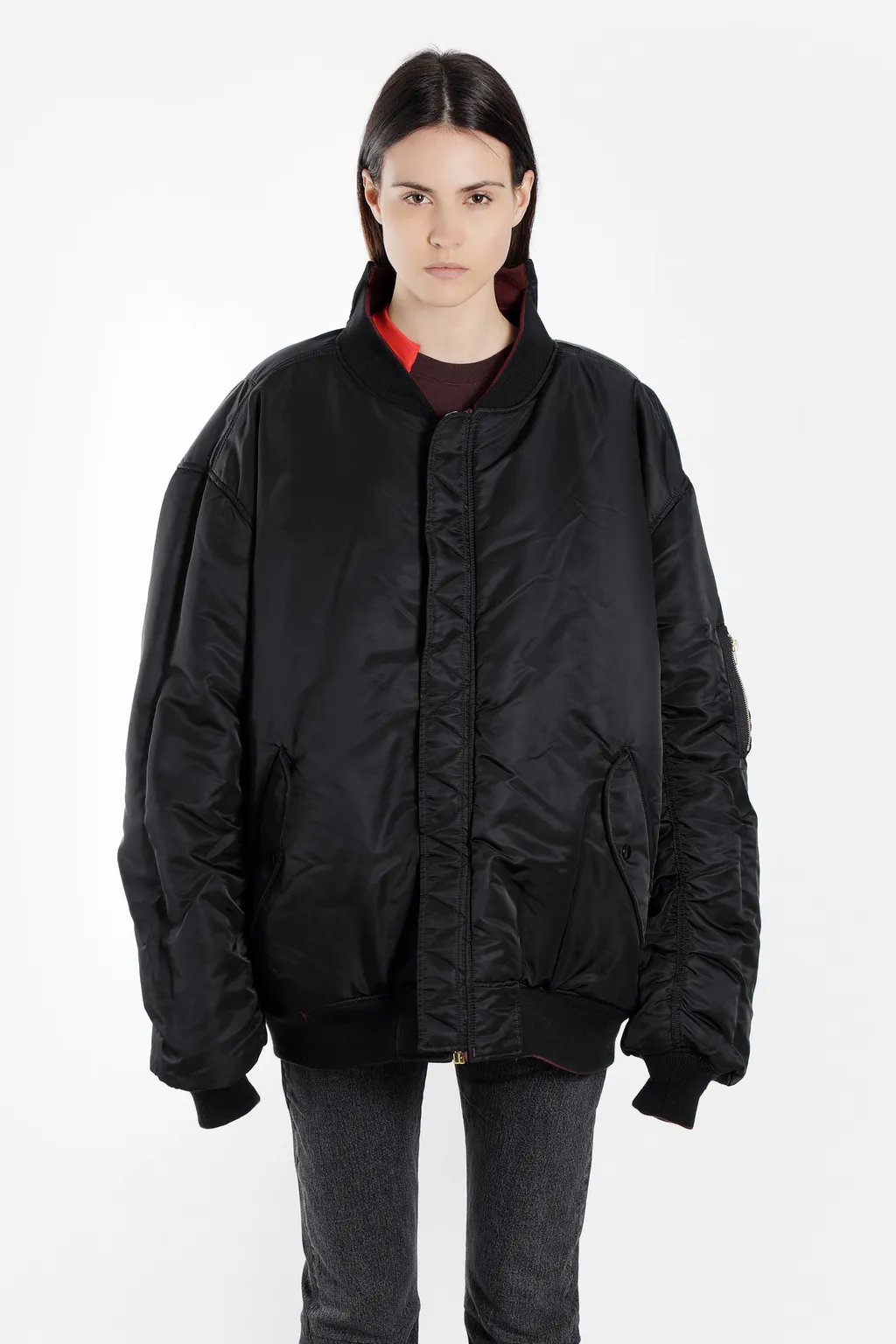 Oversized Bomber Jacket