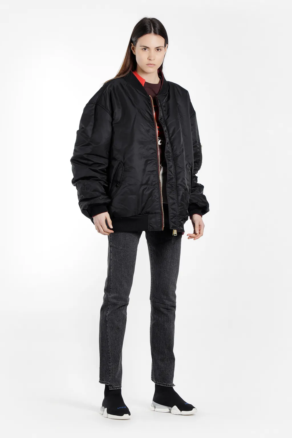 Oversized Bomber Jacket