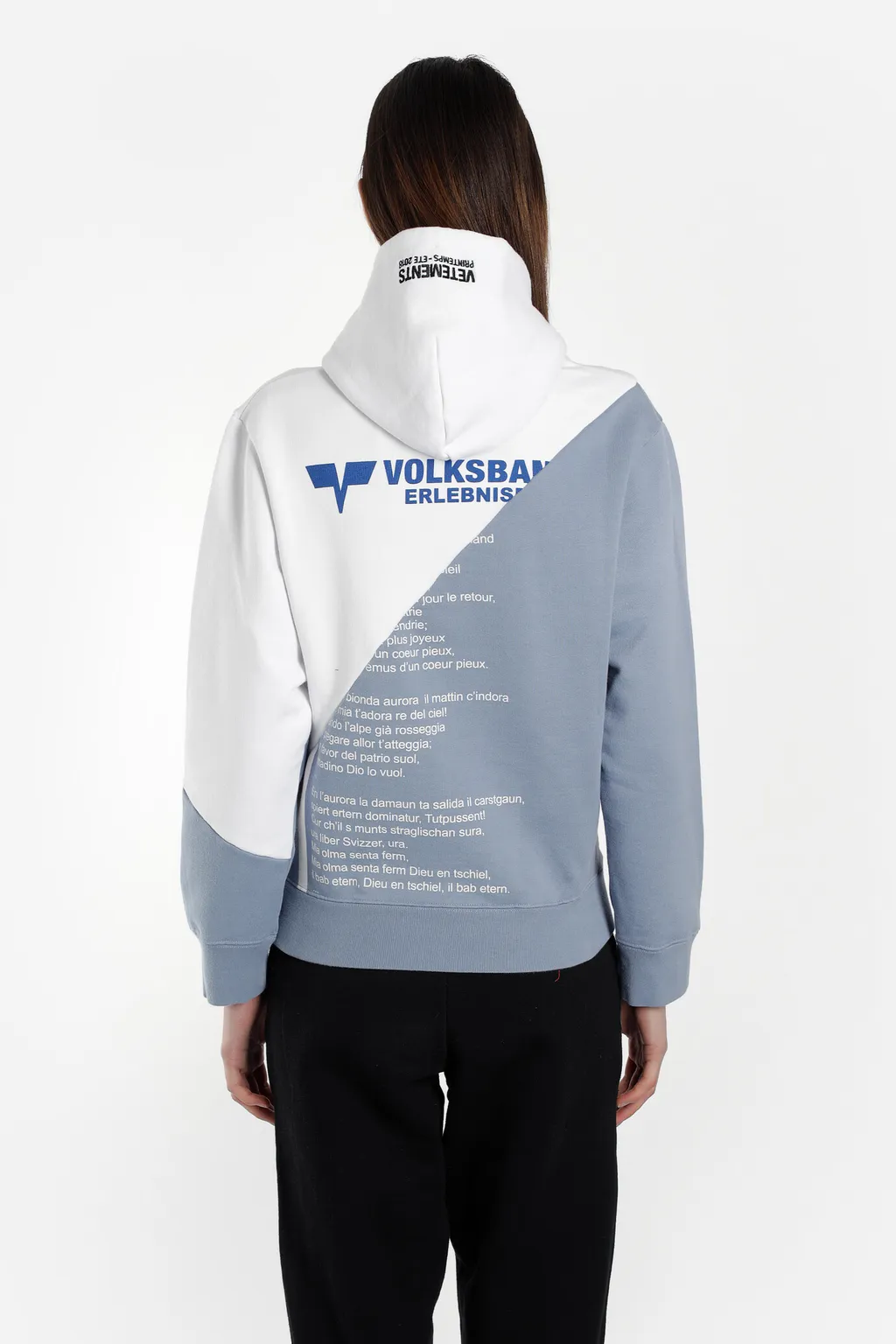 Assymetric Volksban Hoodie