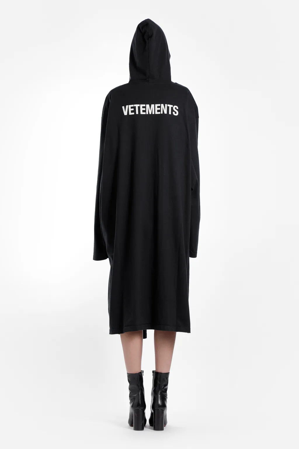 Black Hooded Maxi Coat