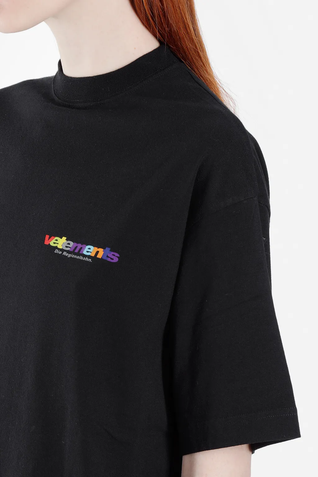 Black Multicolor Logo T-Shirt