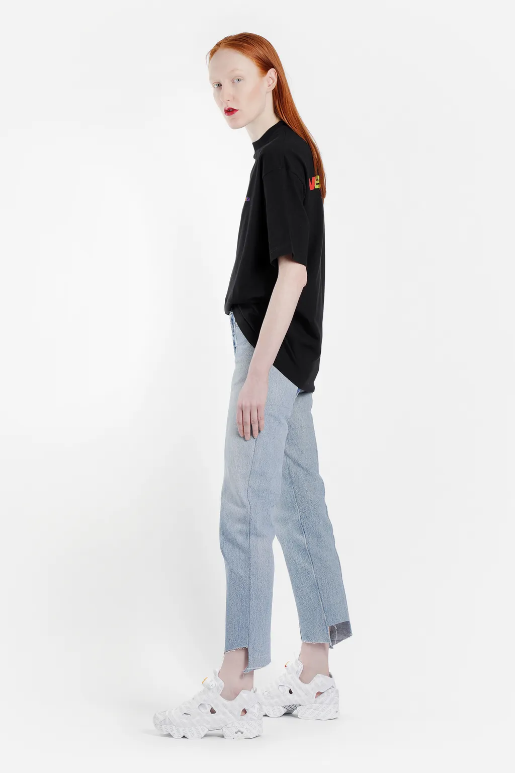 Black Multicolor Logo T-Shirt