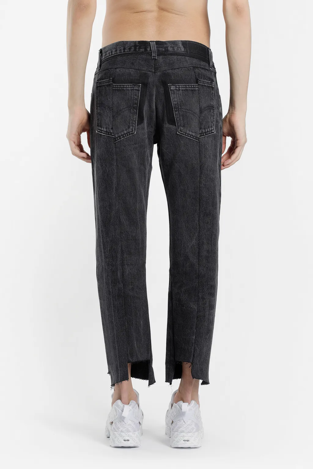Black Reworked Jeans