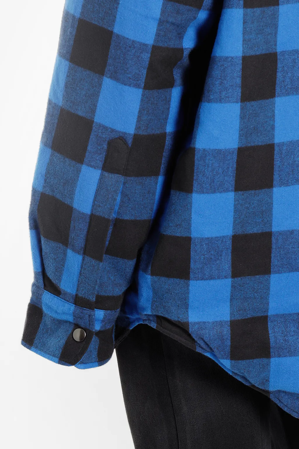 Blue Plaid Flannel Shirt