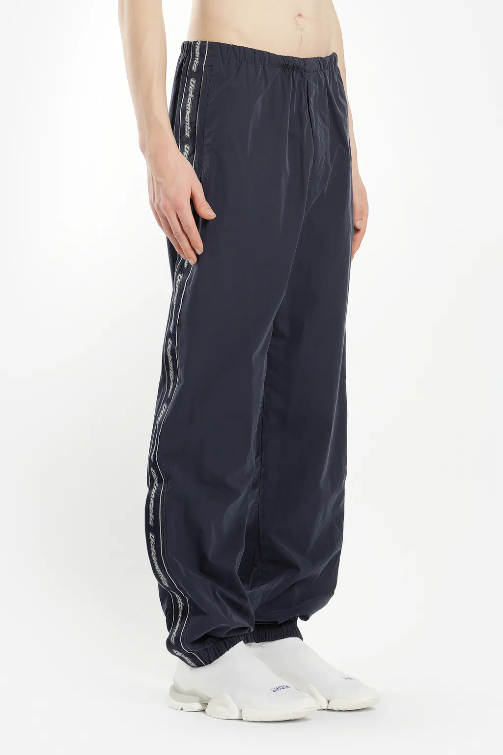 Blue Logo Tape Trackpants