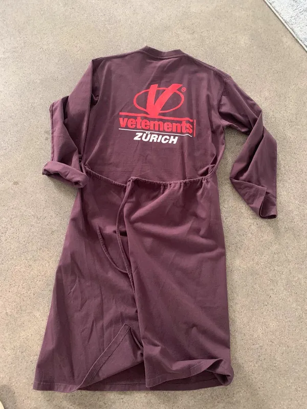 Long Sleeve Burgundy T-Shirt Dress