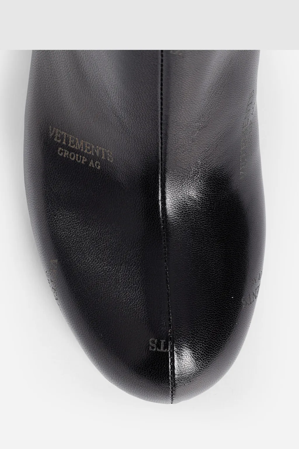 Embossed Leather Ankle Boots