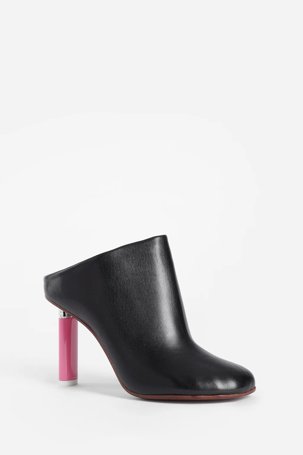 Lighter Pump Heels Black Leather
