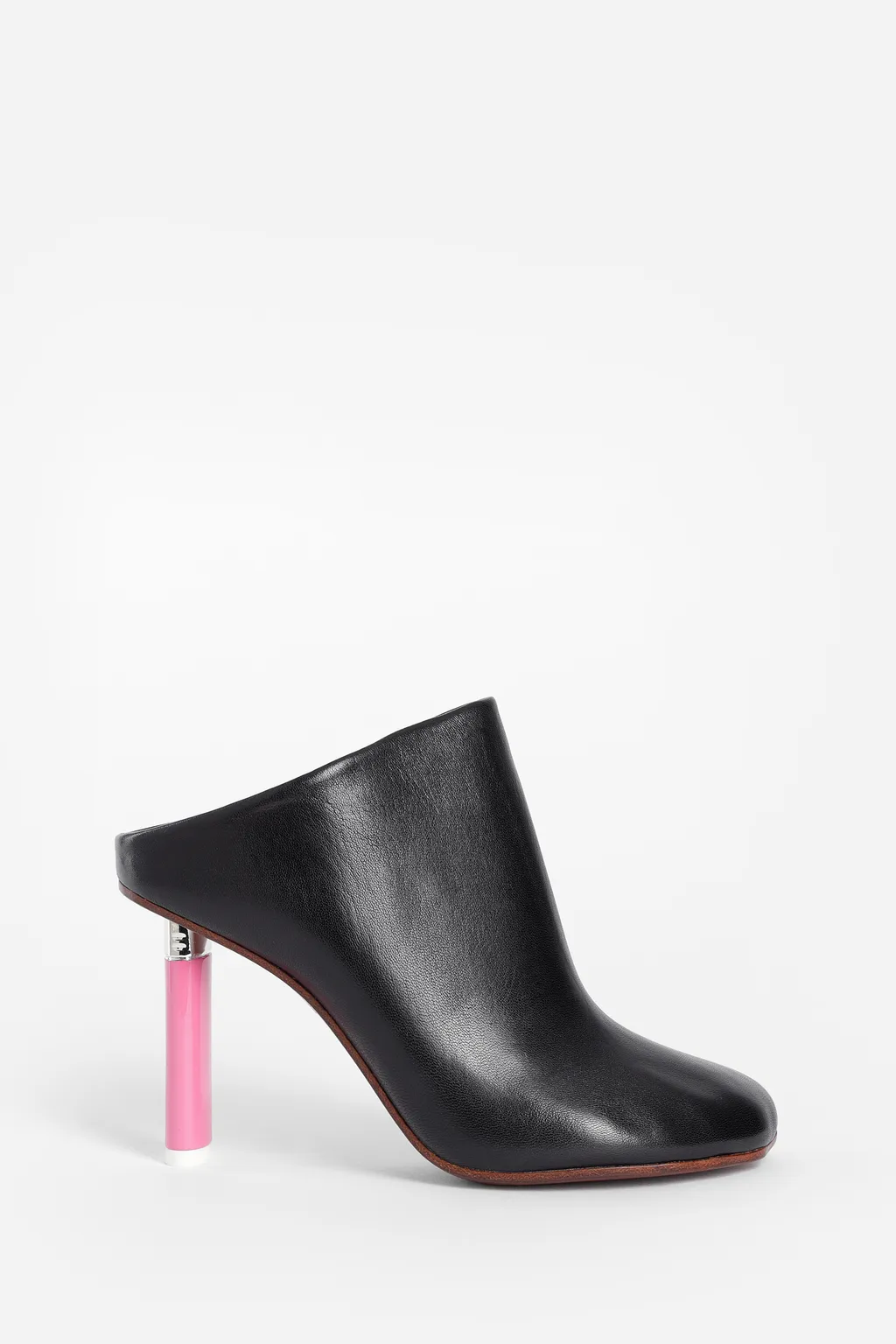 Lighter Pump Heels Black Leather